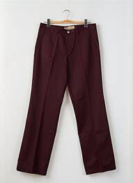 Pantalon large fermeture zippée sous rabat boutonné taille normale rouge FREEMAN T.PORTER femme