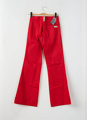 Pantalon flare taille normale taille normale rouge FREEMAN T.PORTER femme