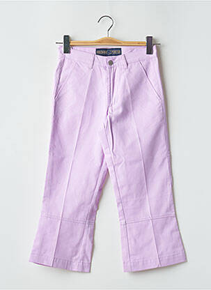 Pantacourt taille haute taille haute violet FREEMAN T.PORTER femme