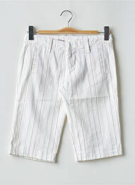 Bermuda coupe chino taille basse blanc FREEMAN T.PORTER femme