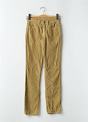 Pantalon droit stretch taille normale beige FIVE PM femme