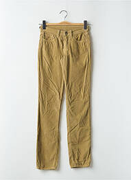 Pantalon droit stretch taille normale beige FIVE PM femme