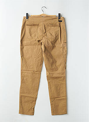 Pantalon cargo slim taille normale beige LEON & HARPER femme