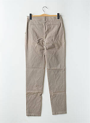 Pantalon chino tissage popeline taille normale gris FREEMAN T.PORTER femme