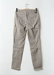 Pantalon cargo gris LEON & HARPER pour femme seconde vue