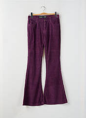 Pantalon flare violet FREEMAN T.PORTER pour femme seconde vue