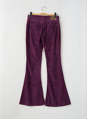 Pantalon flare violet FREEMAN T.PORTER pour femme seconde vue