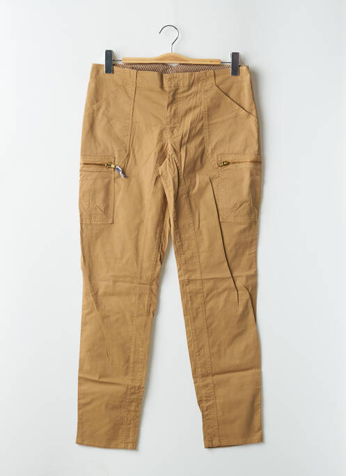 Pantalon cargo beige LEON & HARPER pour femme