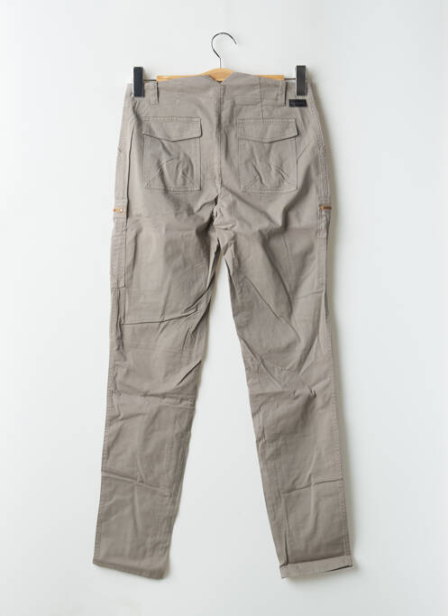 Pantalon cargo gris LEON & HARPER pour femme