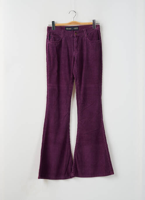 Pantalon flare violet FREEMAN T.PORTER pour femme