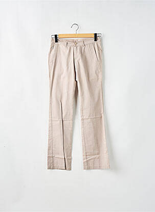 Pantalon chino taille basse taille basse beige LADY SOUL femme
