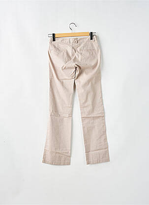 Pantalon chino taille basse taille basse beige LADY SOUL femme
