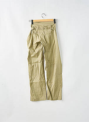 Pantalon droit taille haute taille haute vert LADY SOUL femme