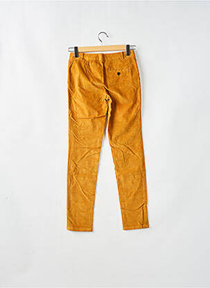 Pantalon slim stretch taille normale jaune LEON & HARPER femme