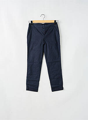 Pantalon chino taille basse taille basse bleu LEON & HARPER femme