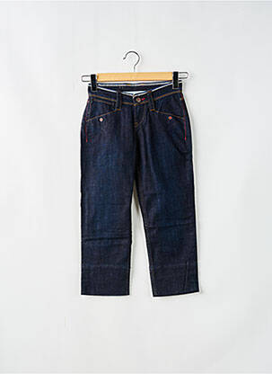 Pantacourt stretch taille basse bleu LEVI'S femme