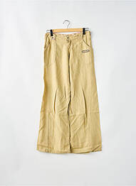 Pantalon flare taille basse taille basse beige LOIS femme
