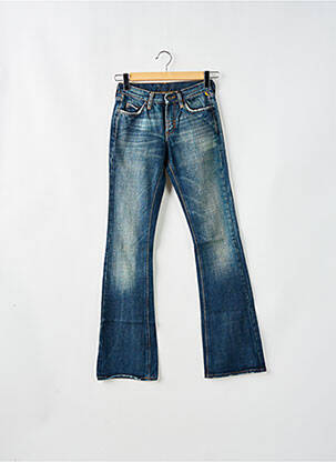 Jeans bootcut tissage brut taille basse bleu MELTIN'POT femme
