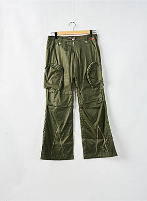 Pantalon flare taille basse taille basse vert MISS SIXTY femme