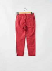 Pantalon chino rouge LEON & HARPER pour femme seconde vue