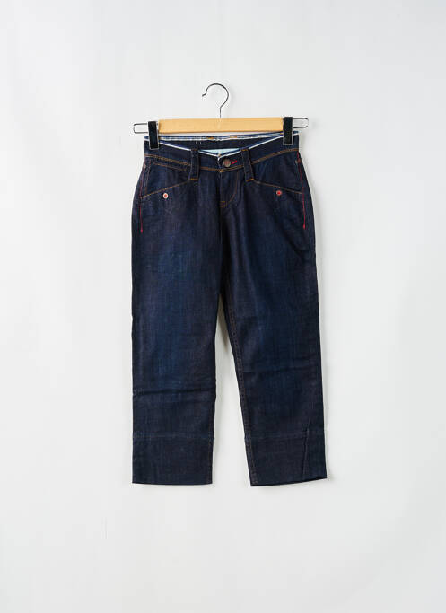 Pantacourt stretch taille basse bleu LEVIS femme