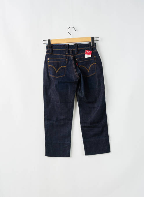 Pantacourt stretch taille basse bleu LEVIS femme