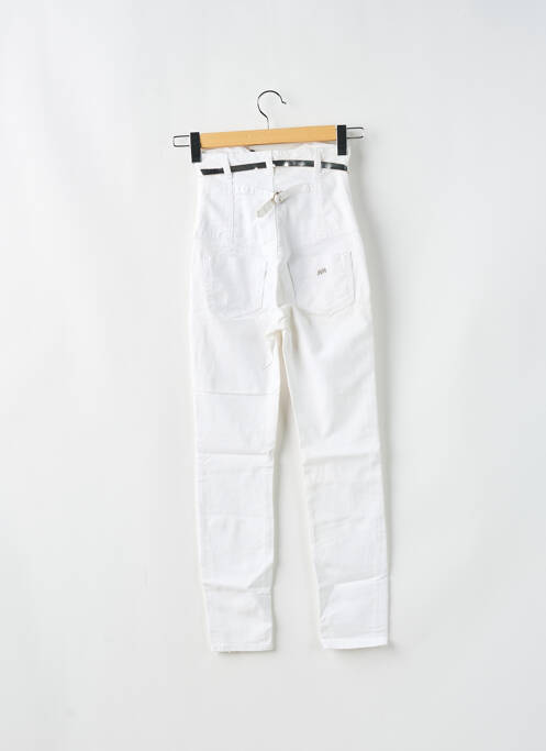 Jeans coupe slim blanc MISS SIXTY pour femme