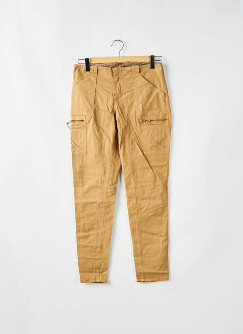 Pantalon cargo beige LEON & HARPER pour femme