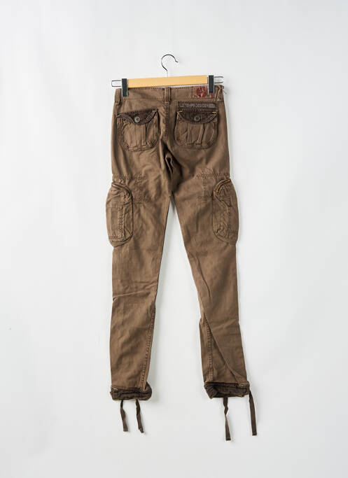 Pantalon cargo marron LE TEMPS DES CERISES pour femme