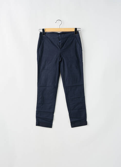 Pantalon chino bleu LEON & HARPER pour femme