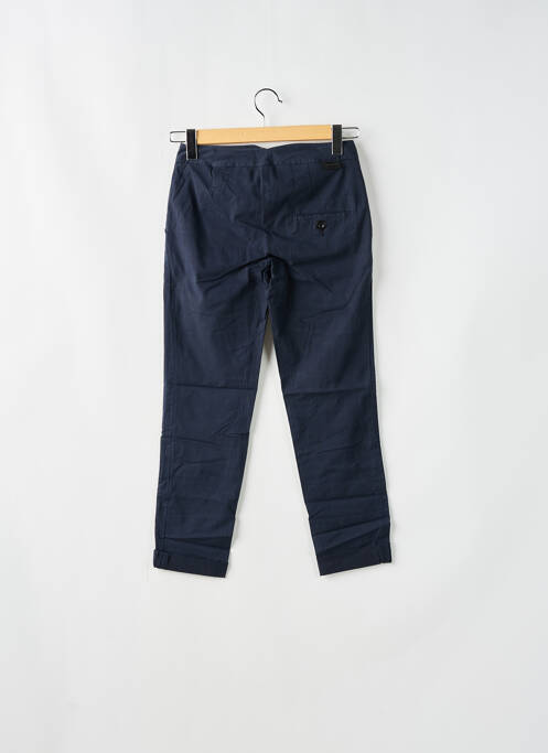 Pantalon chino bleu LEON & HARPER pour femme