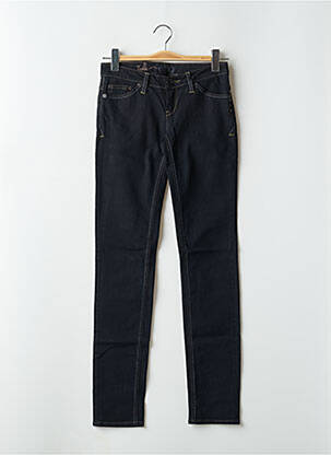 Jeans coupe slim tissage brut taille normale noir RWD femme
