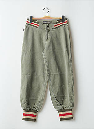Pantalon droit tissage popeline taille normale vert RWD homme