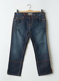 Jeans coupe slim tissage brut taille normale bleu RWD femme