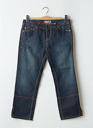 Jeans coupe slim tissage brut taille normale bleu RWD femme