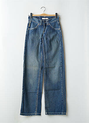 Jeans coupe droite taille normale taille normale bleu SCHOOL RAG femme