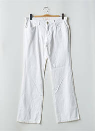 Jeans coupe droite stretch taille normale blanc SCHOOL RAG femme