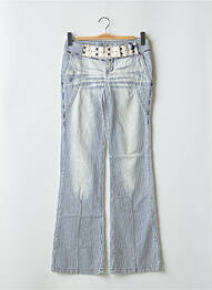 Jeans coupe droite taille normale taille normale bleu TEDDY SMITH femme