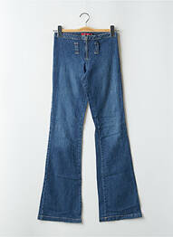 Jean coupe flare taille normale taille normale bleu TEDDY SMITH femme