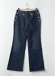 Jeans coupe droite taille normale taille normale bleu SCHOOL RAG femme