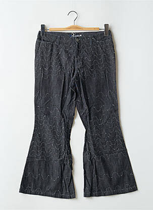 Jean coupe flare taille normale taille normale noir SCHOOL RAG femme