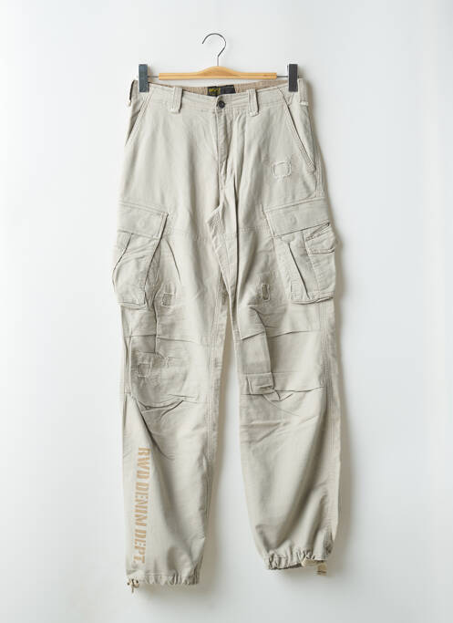 Pantalon cargo poches taille normale gris RWD femme