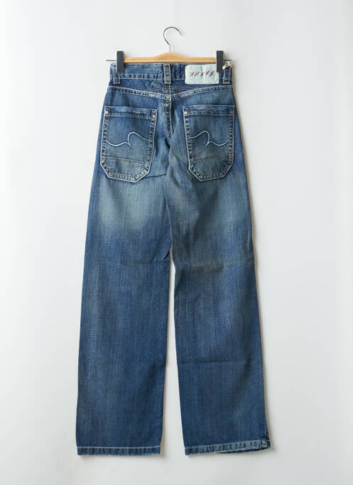 Jeans coupe droite bleu SCHOOL RAG femme