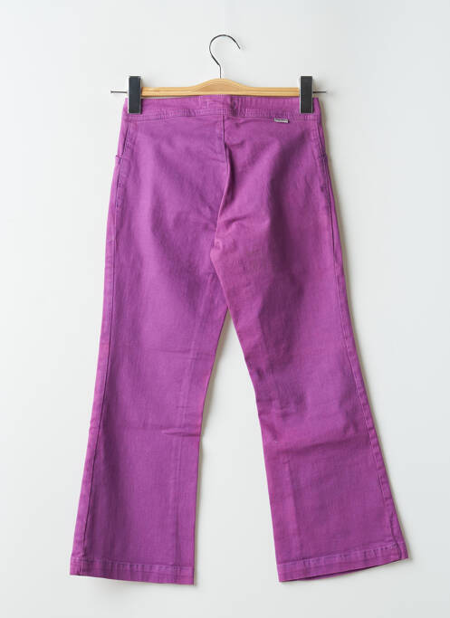 Jeans coupe droite violet TEDDY SMITH pour femme