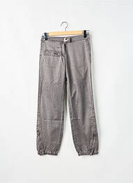 Pantalon 7/8 stretch taille normale gris SESSUN femme