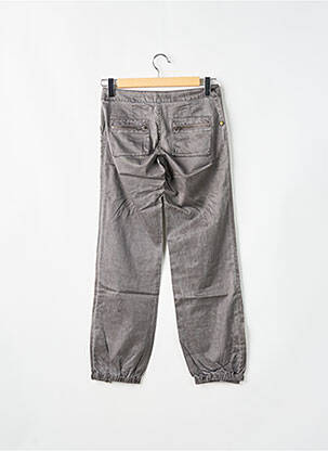 Pantalon 7/8 stretch taille normale gris SESSUN femme