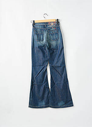 Jean coupe flare stretch taille haute bleu TEDDY SMITH femme