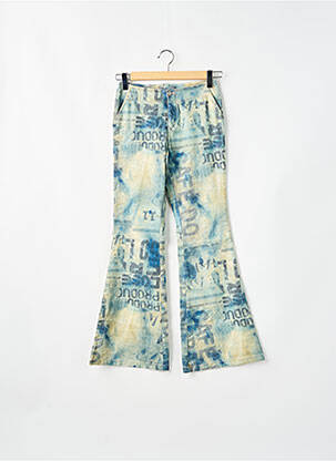 Jean coupe flare stretch taille normale bleu TEDDY SMITH femme