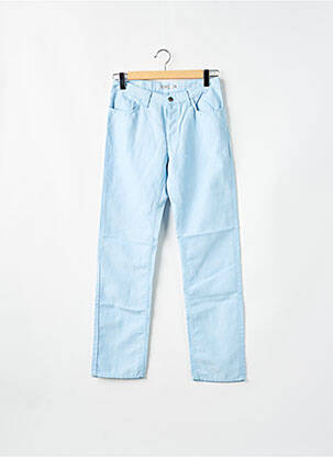 Jeans coupe droite taille haute taille haute bleu TEDDY SMITH femme