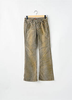 Pantalon flare stretch taille basse gris TEDDY SMITH femme